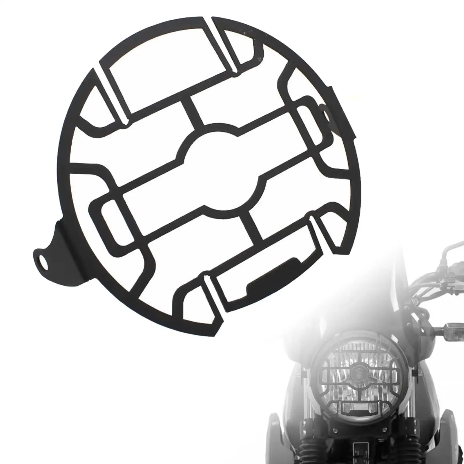 

Motorcycle Headlight Protection Cover Sturdy Replacement for Himalayan 450