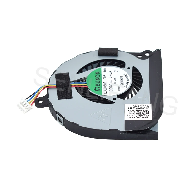 Refroidisseur d'occasion pour DELL Latitude E7440 E7420 DC5V 0.40A 4-PIN CPU Fan EG50050S1-C031-S9A EG50050S1-C032-S9A 006PX9