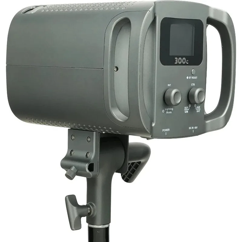 خصم 300c RGB COB الفيديو الضوئي بوين جبل 2,500K إلى 7,500K CCT مع تعديل G/M 26,580 1m مع عاكس فائق