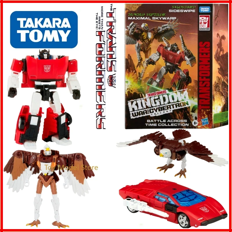 original TM Transformers G Series Kingdom WFC-K42 Skywarp Sideswipe Collect Figure Anime Robot  Action Models Toys Kid Boy Gifts