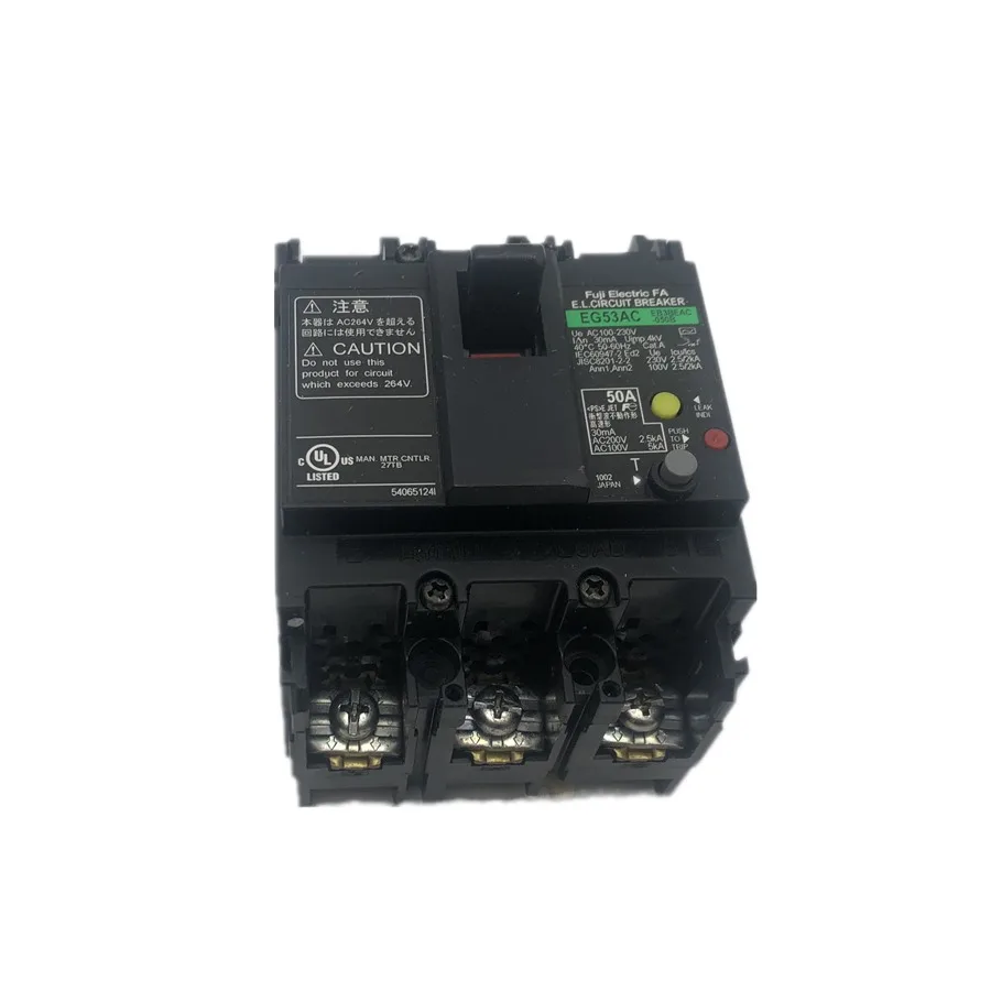 

FUJI Circuit Breaker EG53AC for FUJI Electric FA AUTO Breaker 50A eg53ac