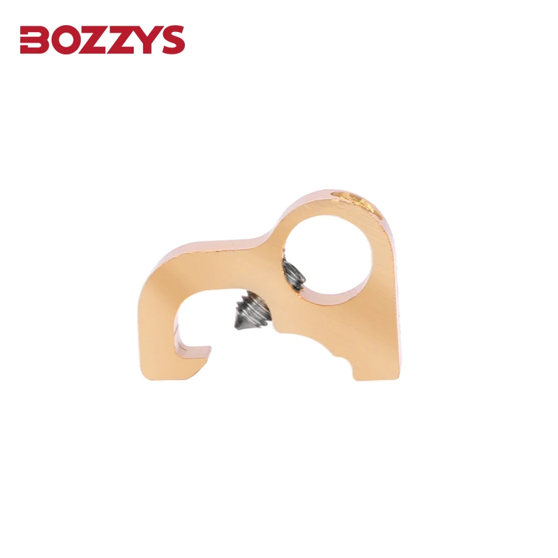 BOZZYS Simple Aluminum MCB Lockout Lock Dogs MCB Toggle Lock Toggle Lock Safety Circuit Breaker Lock BD-D26