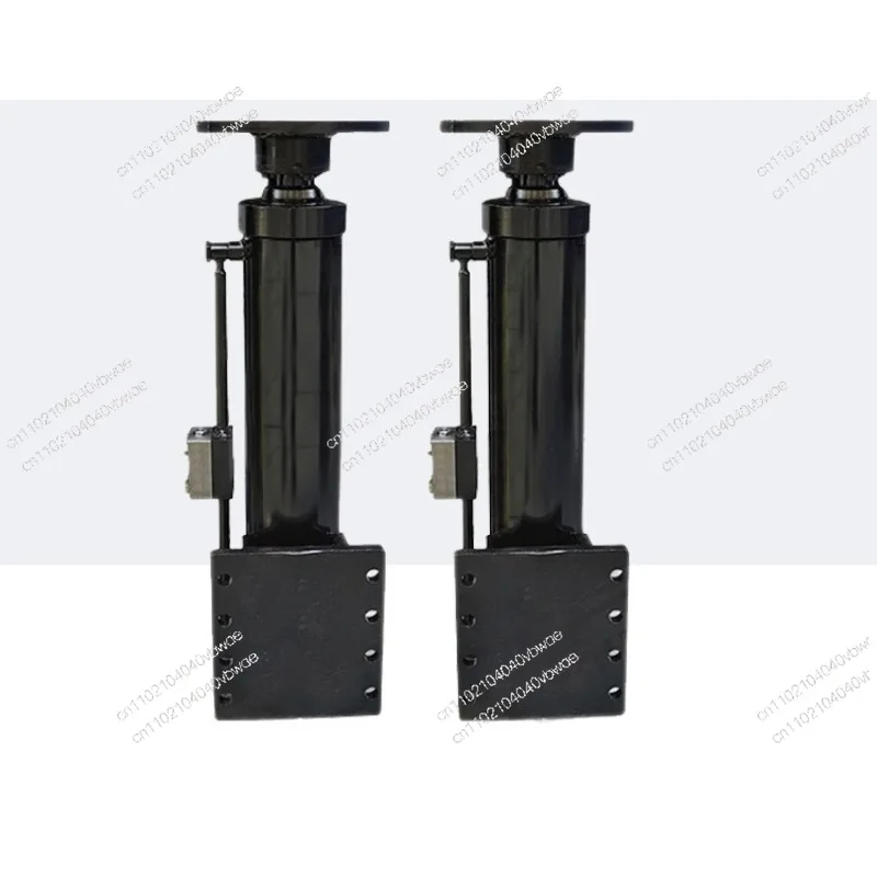 Semi-trailer outright oil cylinder hydraulic top support leg crane mixer truck truck trailer modification