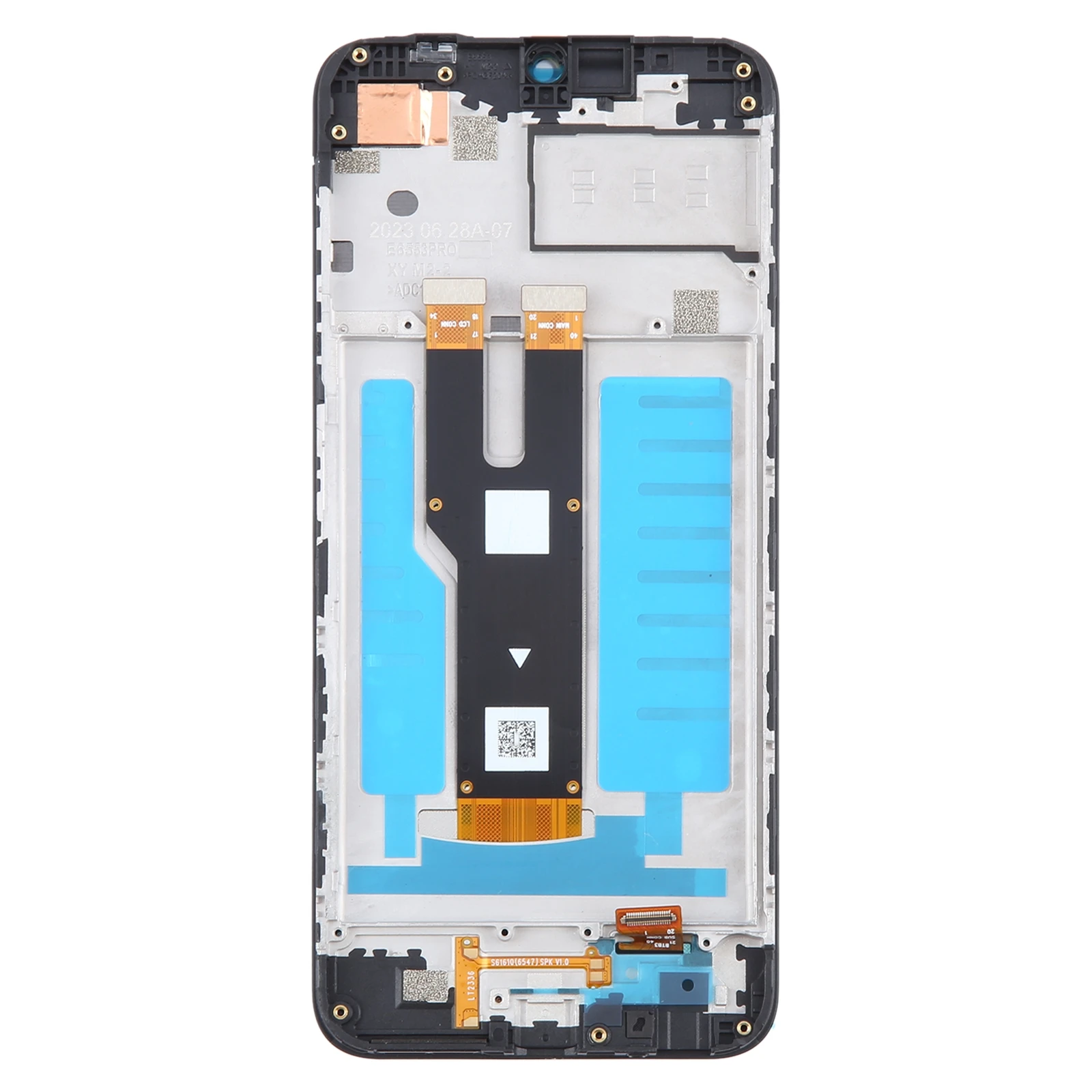 LCD Screen for ZTE Blade V50 Smart 7060 Digitizer Full Assembly with Frame Phone Display LCD Screen Repair Replacement Part