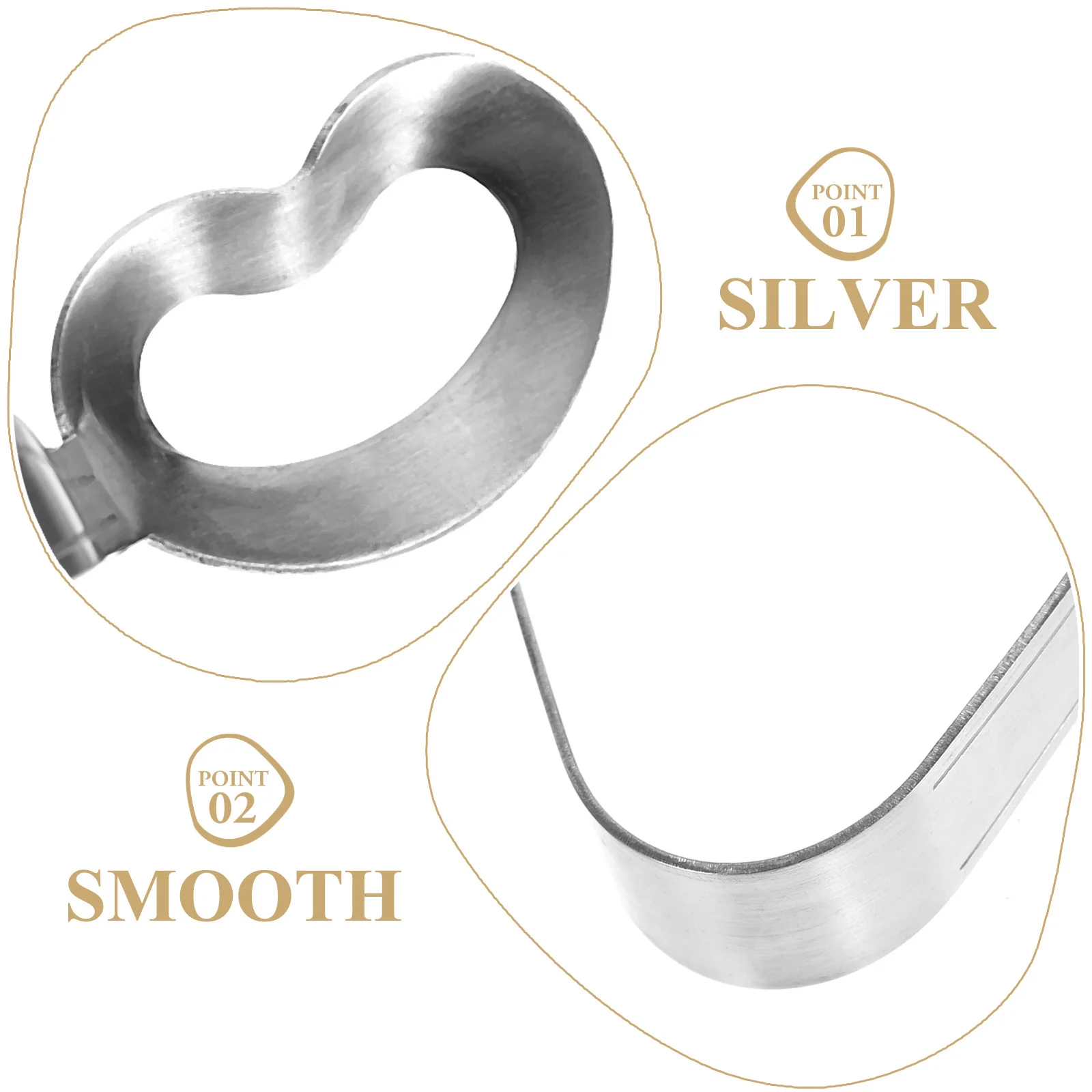 

2Pcs Premium Stainless Steel Shellfish Tongs Ergonomic Design Rust Resistant Easy Grip for Escargot Serving Clip Tongs in