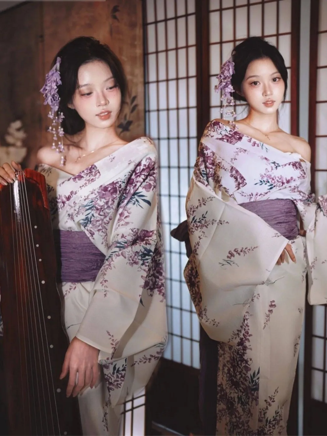 

Новое японское кимоно 2025 года: женское традиционное платье для фотосессий и официальных мероприятий