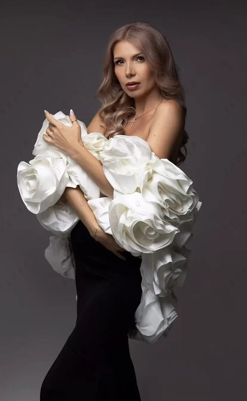 2 peças marfim floral superior em camadas vestido de maternidade preto sereia querida vestido de maternidade photoshoot vestidos de chá de bebê festa