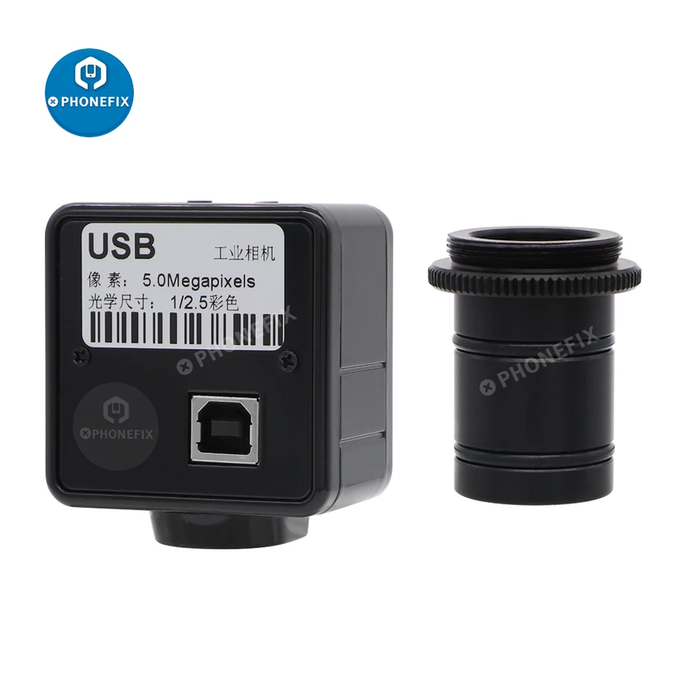 5MP Cmos USB Microscope Camera Digital Electronic Eyepiece Free Driver High Resolution Microscope High Speed Industrial Camera