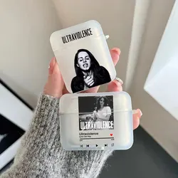 Lana del rey Sänger Kraft Poster Cover für Apple Airpods Pro 2 Fall drahtlose Kopfhörer Zubehör für Air Pods 3 2 1 Shell Coque