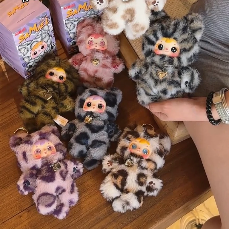 

New Samuel Meow Meow'S Cool Moment Blind Box Cute Moment Series Mystery Box Surprise Trendy Doll Backpack Decor Plush Pendant