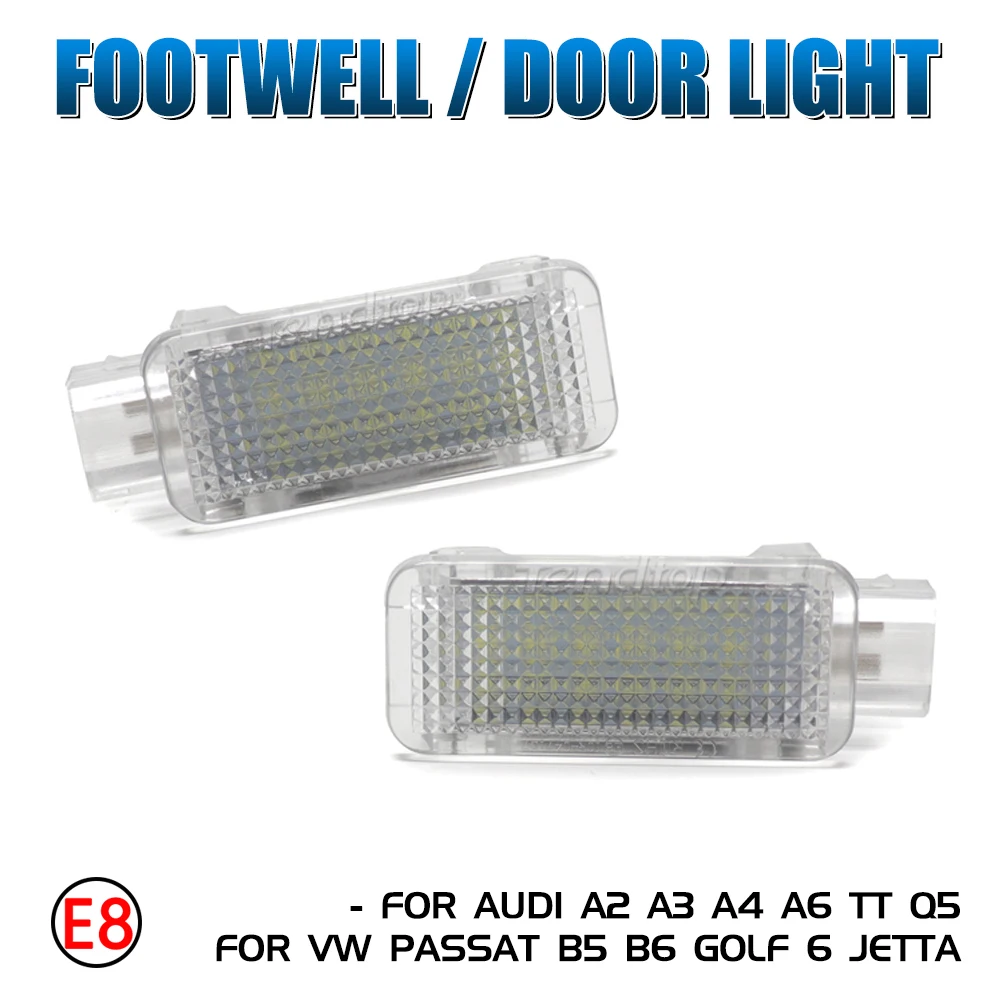 LED Luggage Compartment Trunk Boot Lights For Audi A1 A2 A3 A4 A5 A6 A7 A8 Q3 Q5 Q7 TT For Porsche VW Skoda