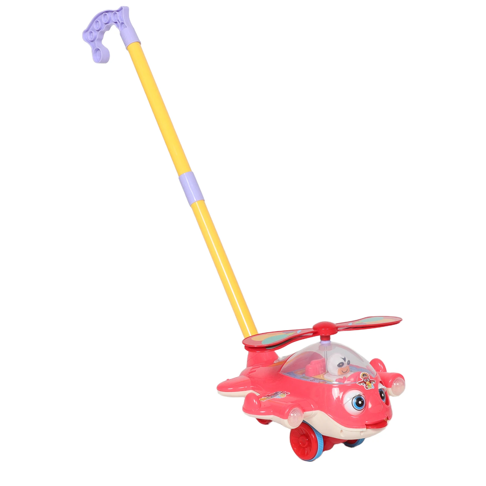 

Baby Stroller Shopping Cart Toy Toddler Walker Plastic Grocery Push Learning Wheel Center Foldable Lightweight Single Rod