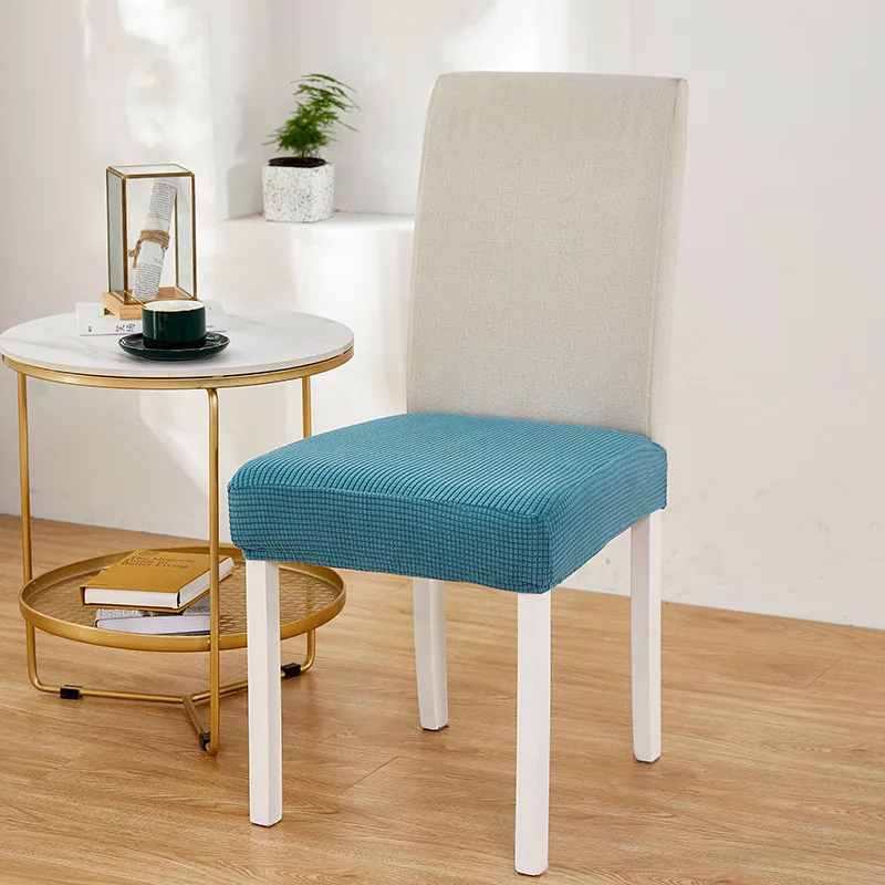 Multi color Average Size New solid color corn velvet stool seat cover elastic hotel home living room seat stool cover wholesale