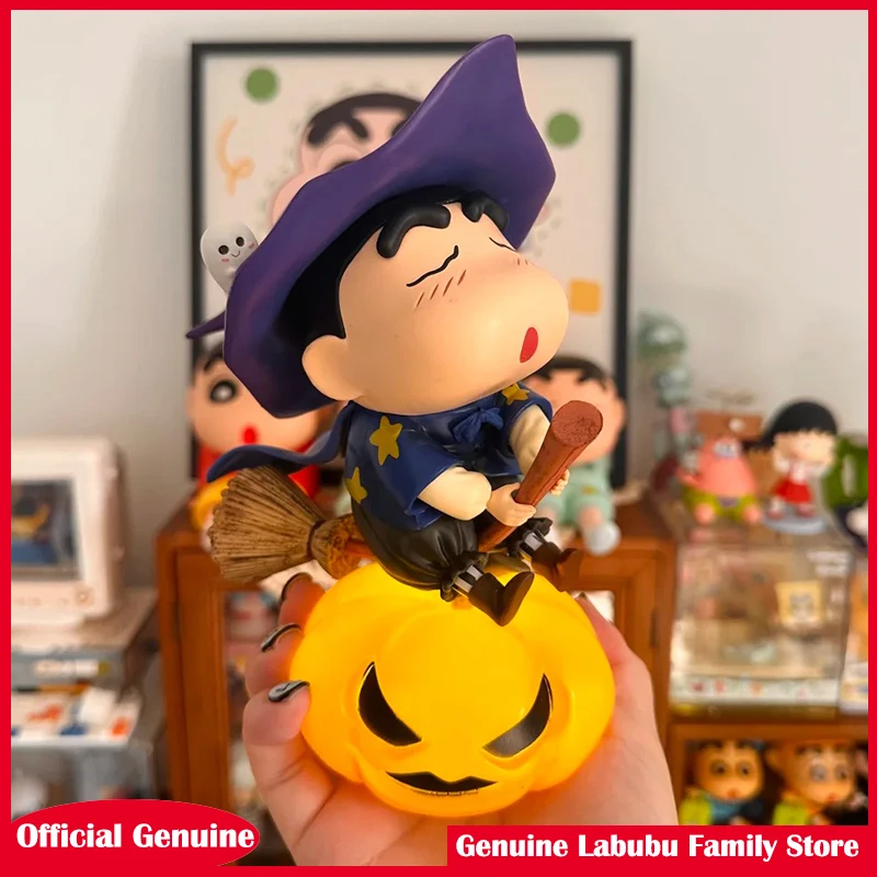 

Halloween Pumpkin Lantern Crayon Xiaoxin Handmade Rechargeable Atmosphere Small Night Light Patting Light Kawaii Christmas Gift