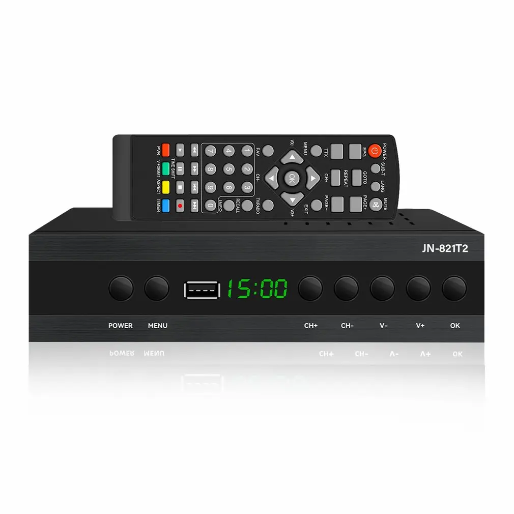 2024 Spain Hot Sale Newest DVB-T2 Video Media Player HD H.265 TV Set Top Box Home Theater Fast Delivery