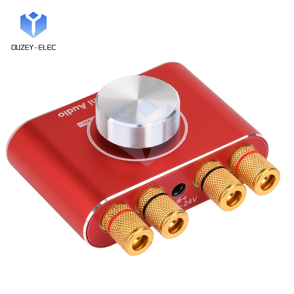 DC9-24V WiFi Bluetooth Class D Amplifier 2.0 Channel 100W*2 Audio Amplifier TPA3116 Chip HiFi Stereo Audio Amplifier Module