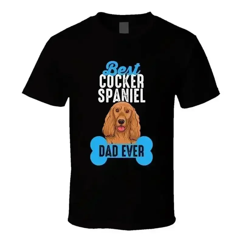 Cocker Spaniel Best Dad Ever Father's Day T Shirt