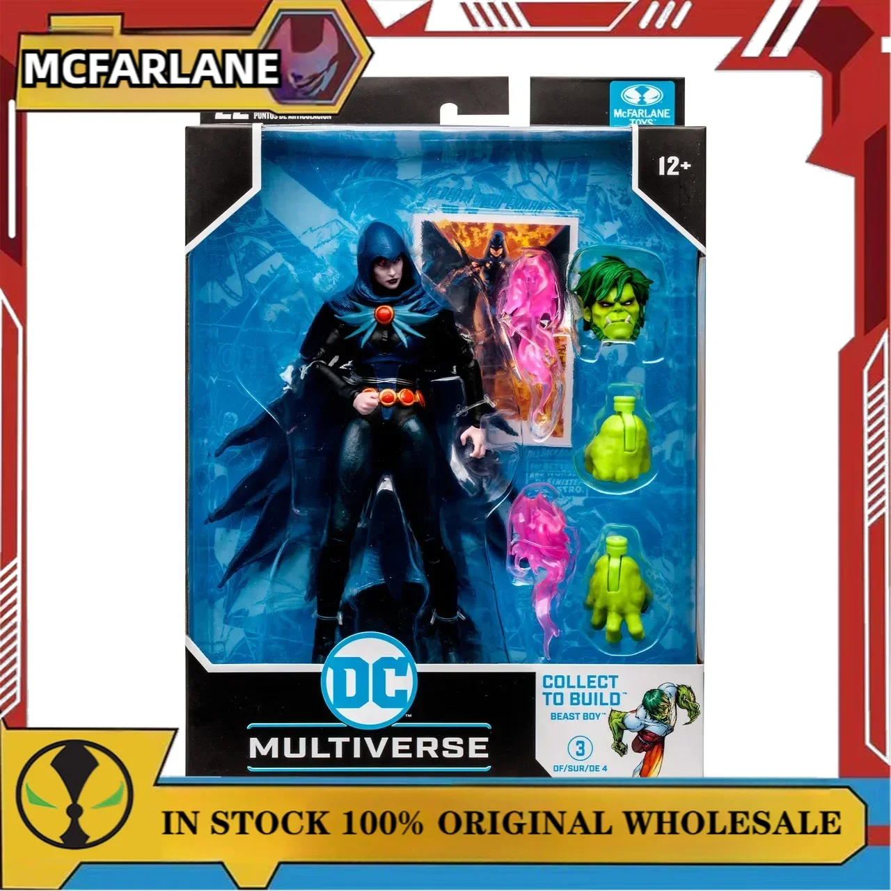 Wholesale 7 inchsMcFarlane DC Multiverse Raven (Titans)  Action Figure Toys Collection Model Ornament Gifts