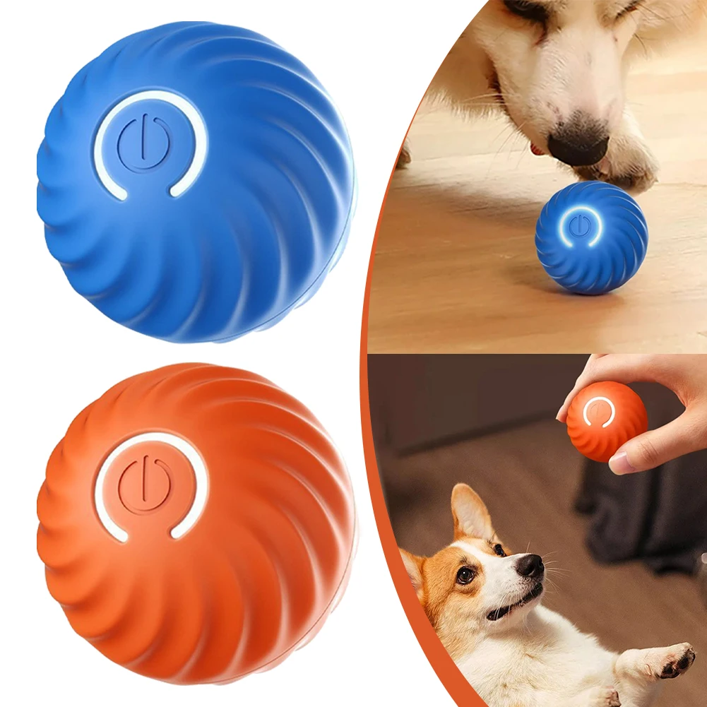 Smart Dog Toy Ball Electronic Interactive Pet Toy Moving Ball USB Automatic Moving Bouncing for Puppy Birthday Gift Cat Product