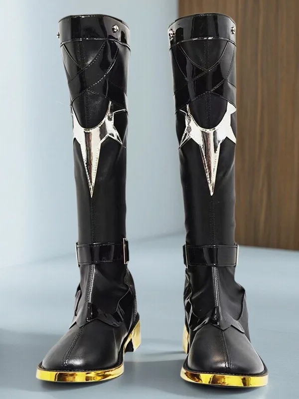 anthem-of-the-starless-night-white-ero-cosplay-long-tube-boots-knee-high-customizable-cosplay-shoes-for-anime-conventions