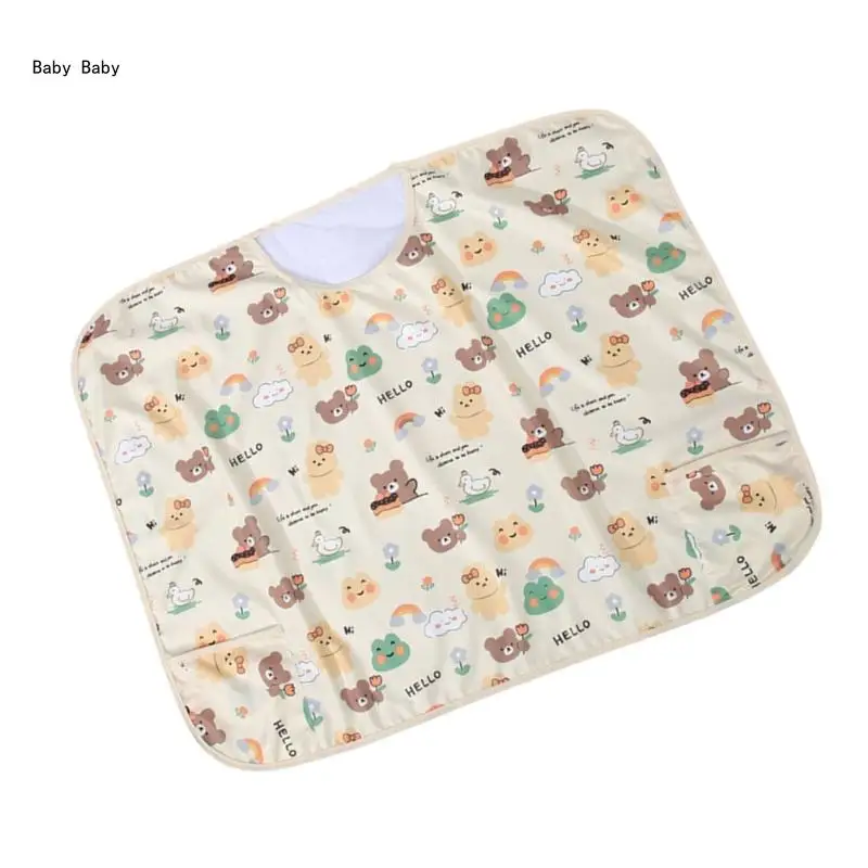 ผ้าห่มให้นมผ้าฝ้ายลายการ์ตูน Soft Privacy Nursing Cover Q81A