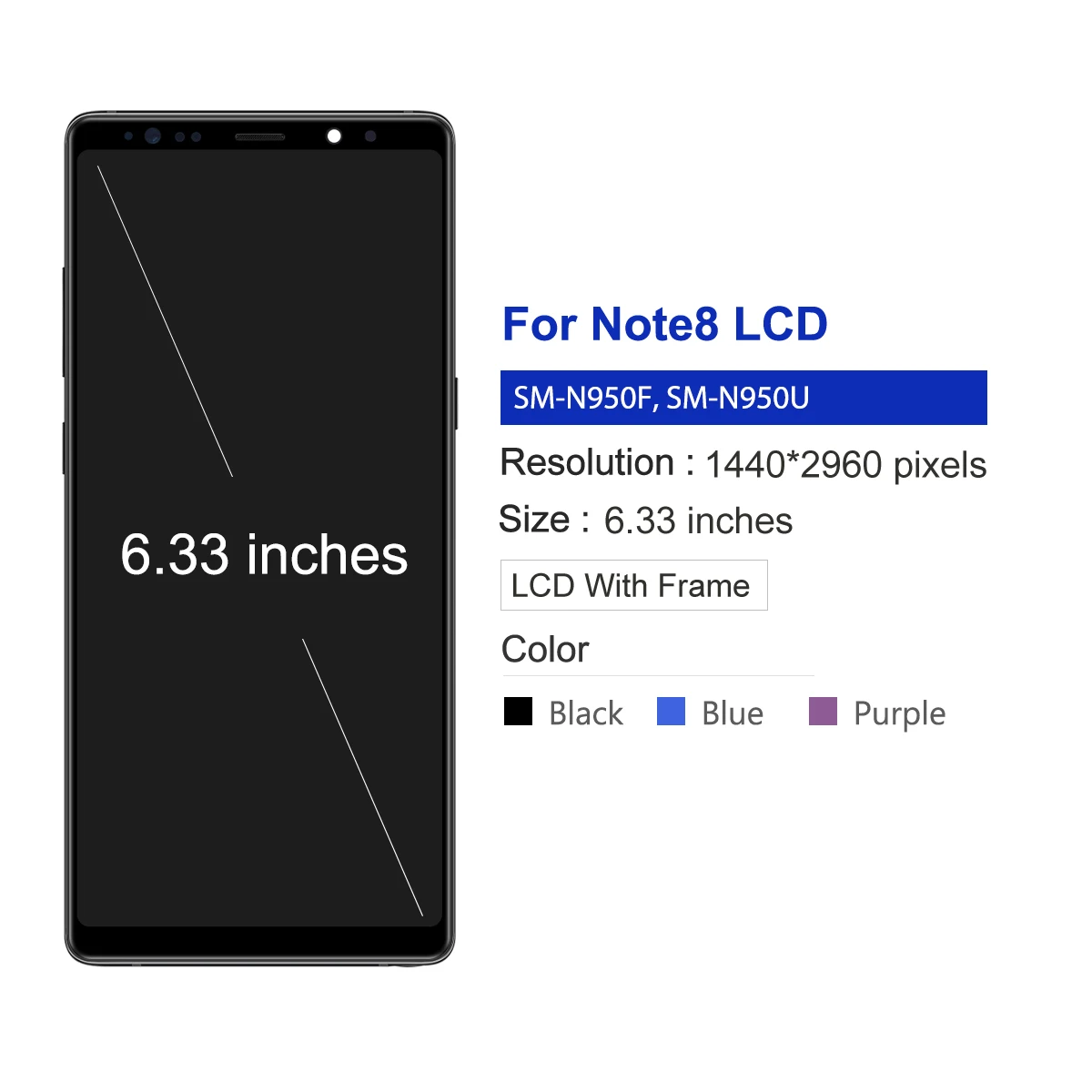 S9 For Samsung Tested For G960F G960 G960U G960W G960N G960X LCD Display Touch Screen with Frame Digitizer Assembly Replace