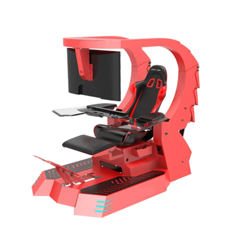 Executive Office Gaming Scorpion Game Chair Cockpit With Lights And Speakers