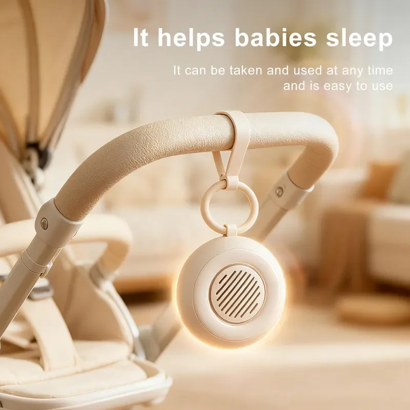 for White Noise Machine Intelligent Cry Detection Wake Up Light Soothing Sleep Aid Audio Night Light