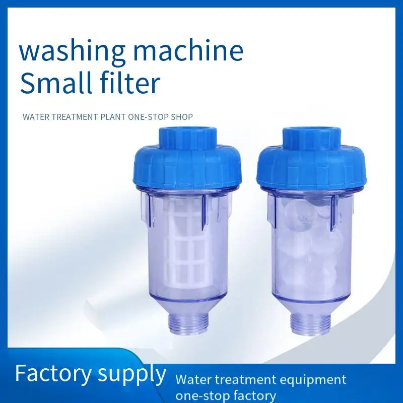 Washing Machine Small Flter Water Softener,6 Points Transparent Shell Crystal Ball Scale Filter