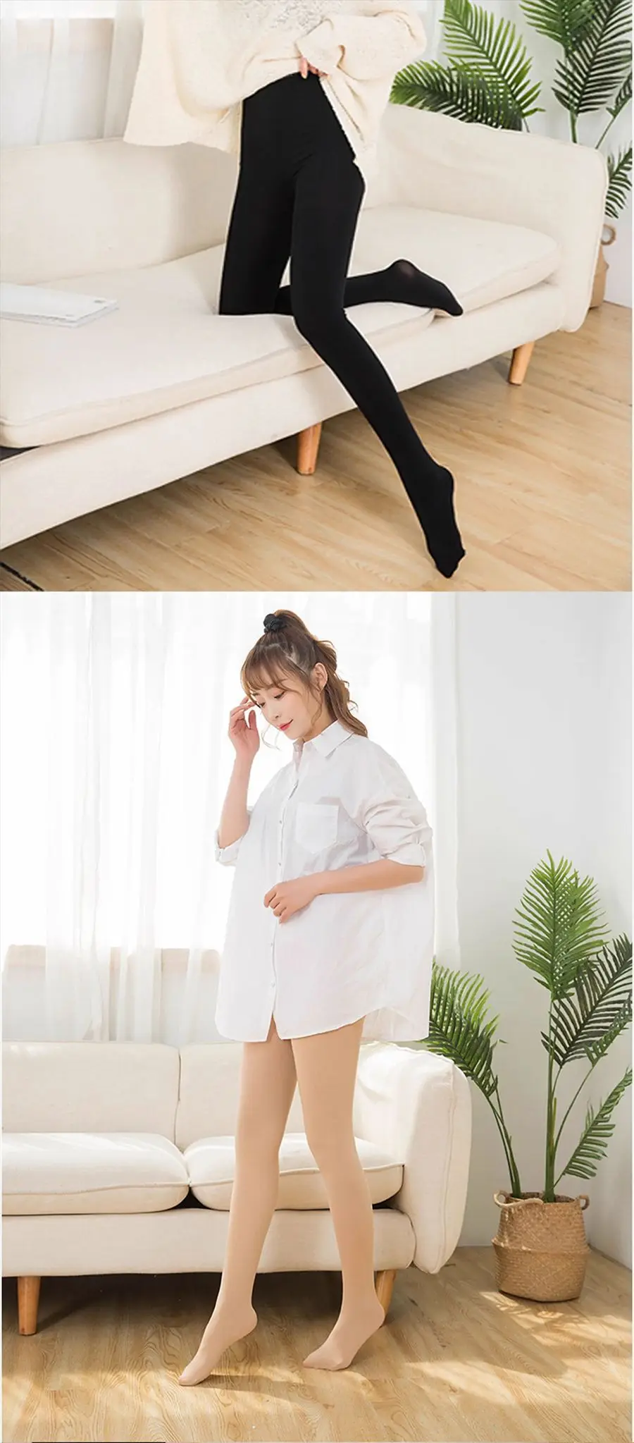 Skin Friendly High Elasticly Tights Soft Non See Through Hosiery Smooth Breathable Thick Stockings Indoor Outdoor Streetwear