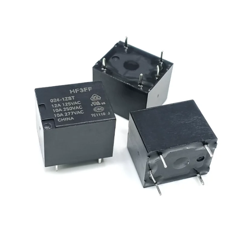 5pcs Power Relay HF3FF-005-1ZST HF3FF-012-1ZST HF3FF-024-1ZST 5PIN 5V 12V 24V