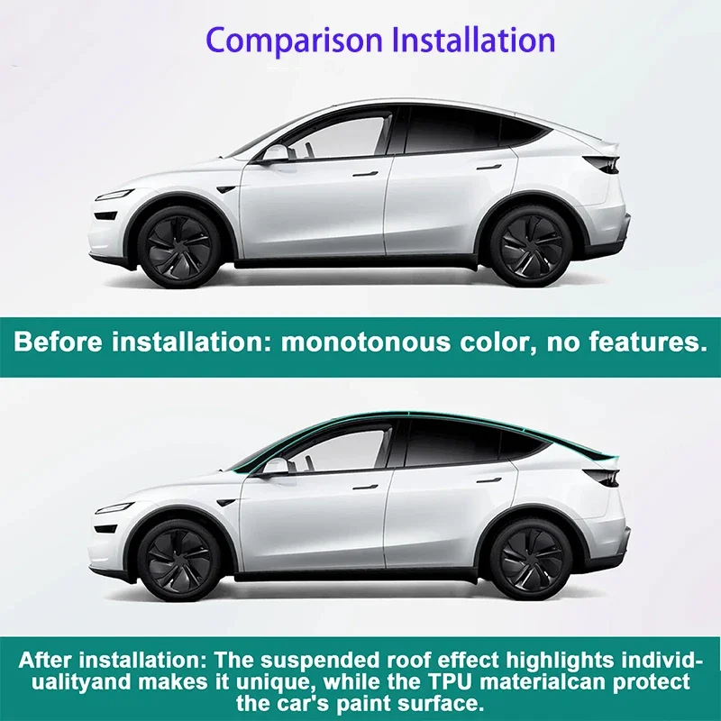 Customized Suspended Roof Film Invisible Car Body Suit Original Vehicle Black TPU Protective Film Electric SUV Fitment 2025