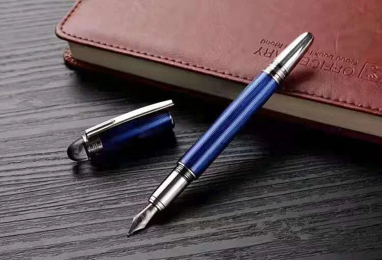 2021 New Luxury Monte Mb Cool Blue Roller pen Ballpoint Pen Fountain Ink Pen 9976 9975