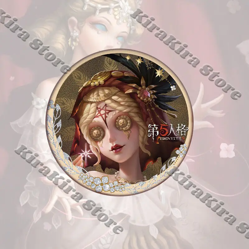 Identità V Distintivo Naib Subedar Ciondolo Doppio Flash Emblema Freddy Riley Cosplay Anime Raccogli Breastpin Edizione da collezione Decor