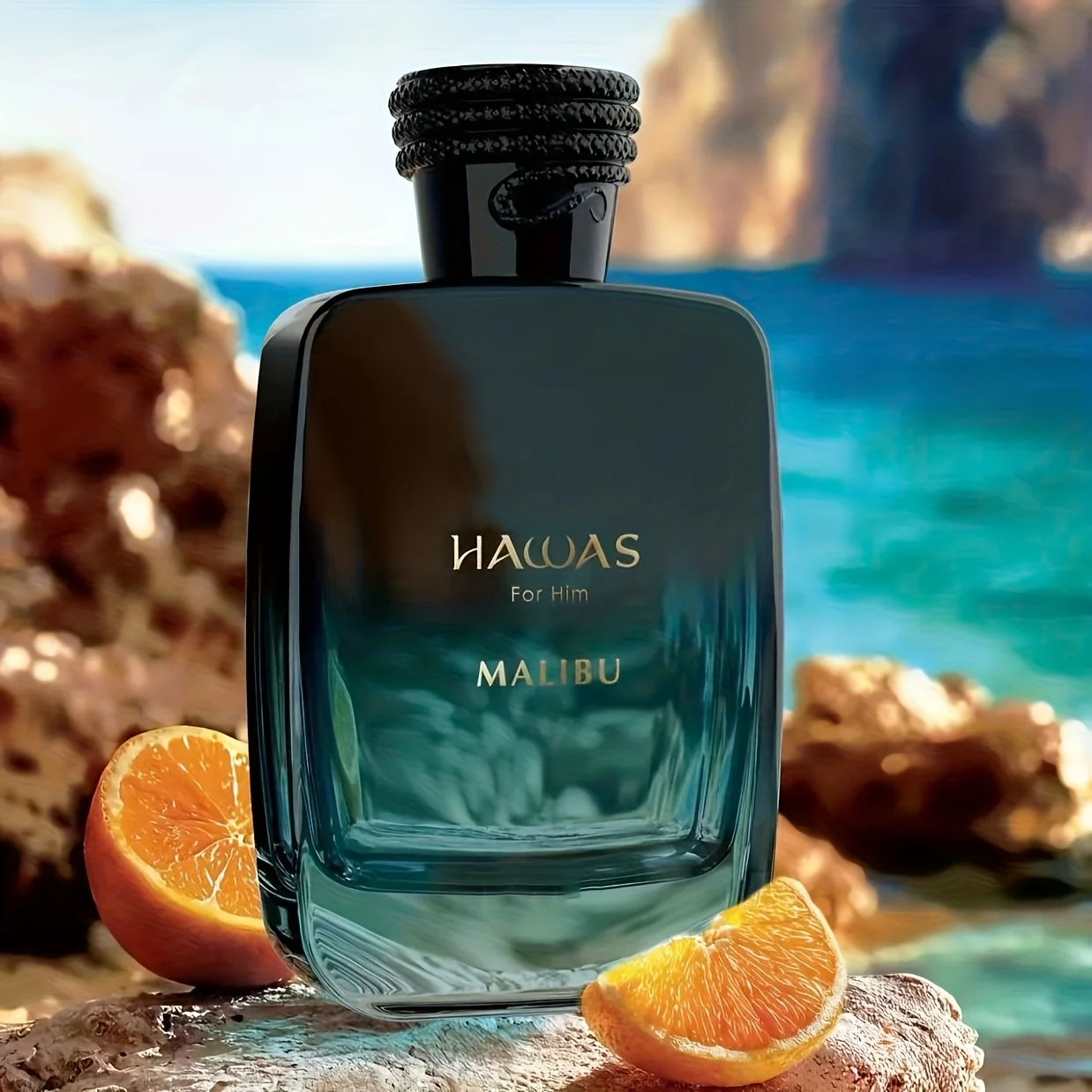 

Perfume para hombres hawas malibu, cítrico, lleno de encanto marino, persistente, 100 ml para cualquier lugar