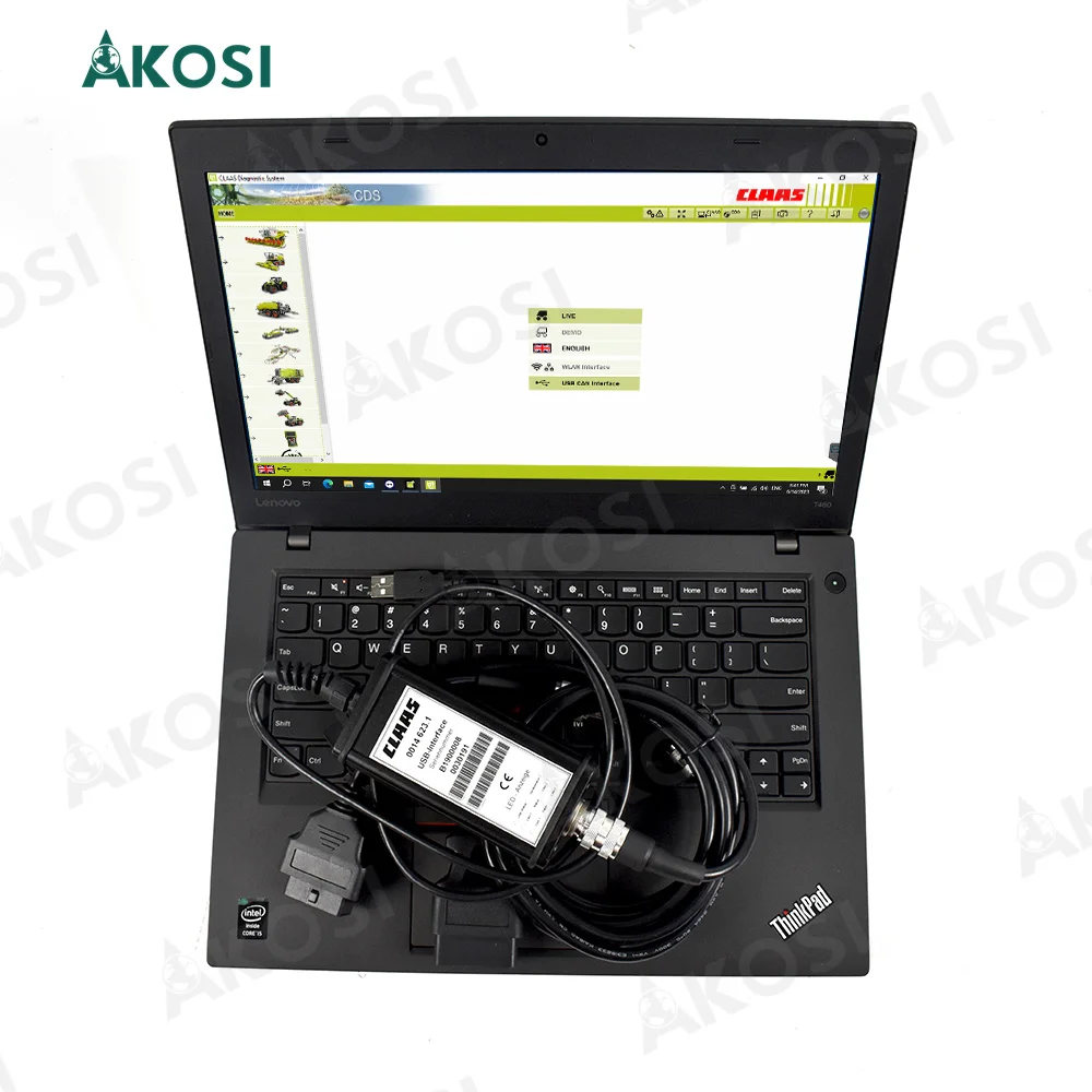 

FOR CLAAS diagnostic interface CLAAS MetaDiag +T420 laptop for CLASS agriculture construction truck diagnostic scanner tool