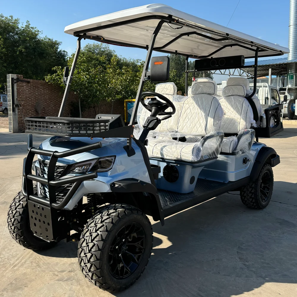 

Wholesale Product 4 Seaters 4 wheel Electric Club Car Smart Design Golf Cart 6 Seat Electric Golf Buggy