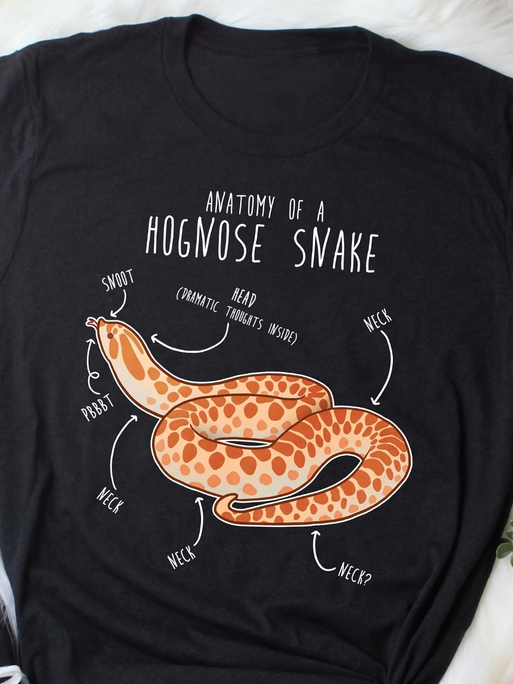 LocalAlbino Hognose Snake Shirt Women Men Funny Reptile Tshirt Snake Lover Gift Reptile T-shirt Cute Snake Tee