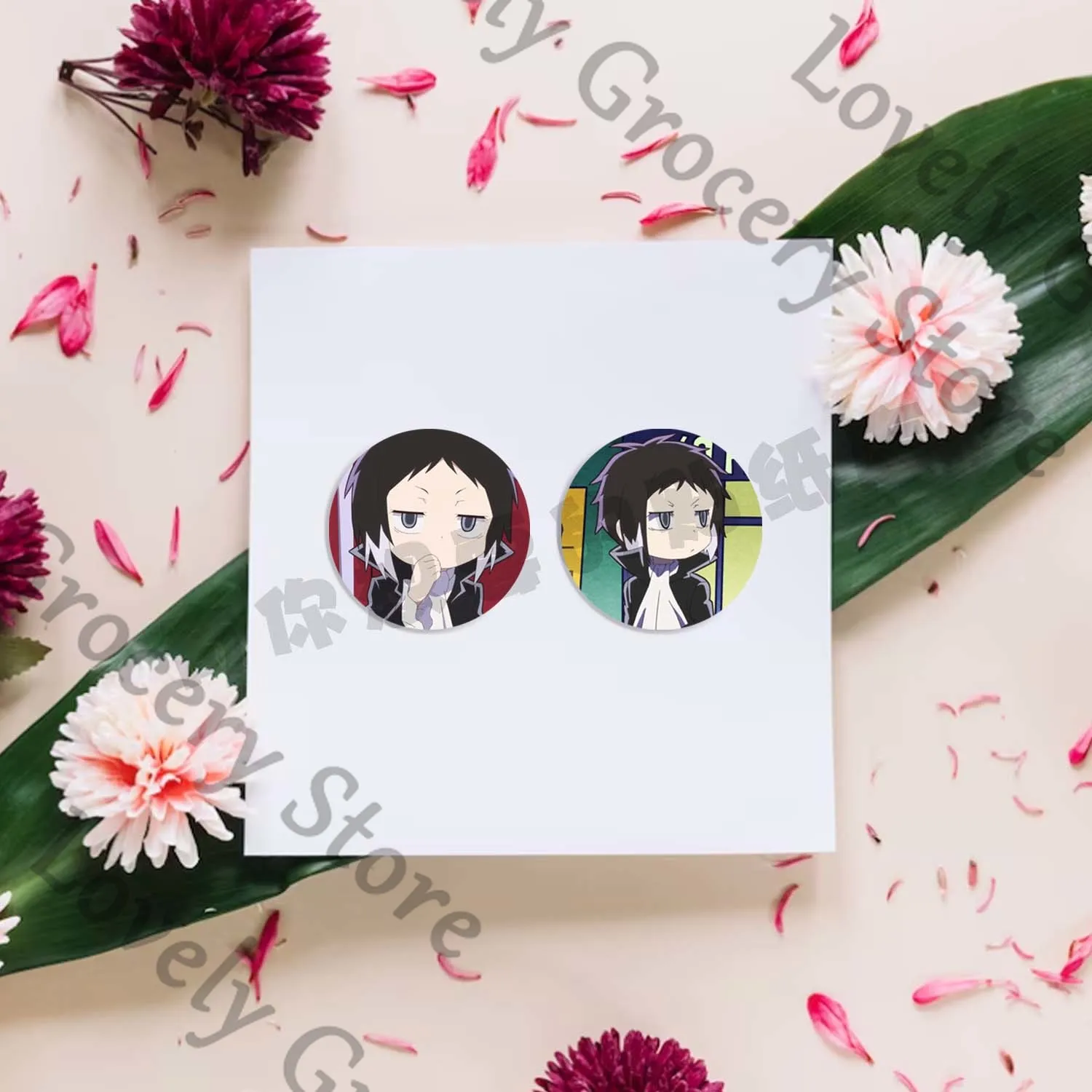 Anime Bungo Stray Dogs Edogawa Rampo Ryunosuke Akutagawa Nakajima Atsushi Cosplay 500 Stickers/rolls Paster Decals Sticker Gift