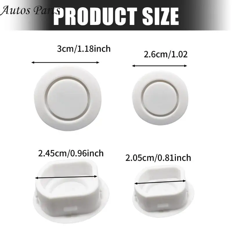 أغطية منافذ مستشعر السيارة العالمية 57BA سهلة التركيب ومقاومة للغبار والرطوبة #6