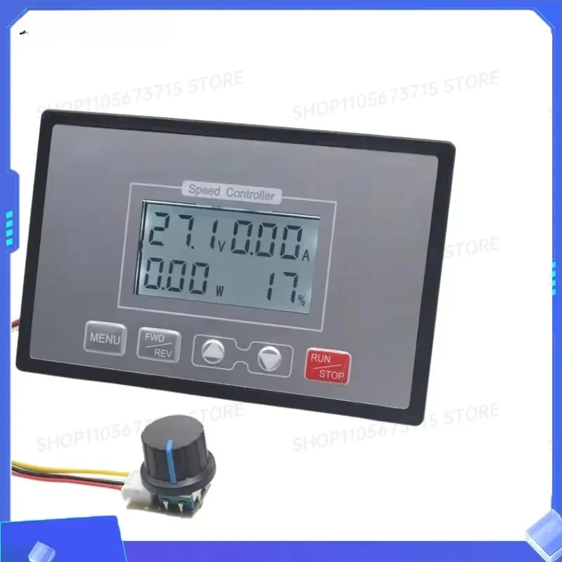 for DC 10-50V 40A Motor Speed Controller Digital Voltage Amp Power PWM 12V 24V 48V Reversible Motor Control 0-100% Adjustable