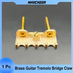 CNC Precision Engineered Ultra Heavy Duty Full Brass 49.5x19mm Electric Guitar Tremolo Claw for ST/FR Tremolo Bridge System