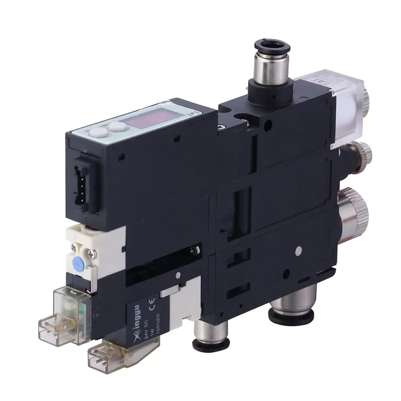 High Quality Aluminum Alloy Air Vacuum Ejector Pneumatic Vacuum Generator Solenoid Valve for Industrial & Construction Machinery
