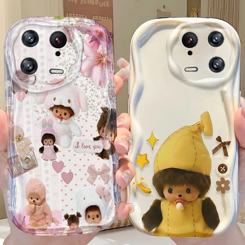 

Fashion M-monchhichis-s Case for Xiaomi Mi 15T 15 14T 14 Ultra 13 Lite POCO X7 X6 X5 X3 NFC F8 Ultra F6 M6 Pro Plus 5G 4G Cover