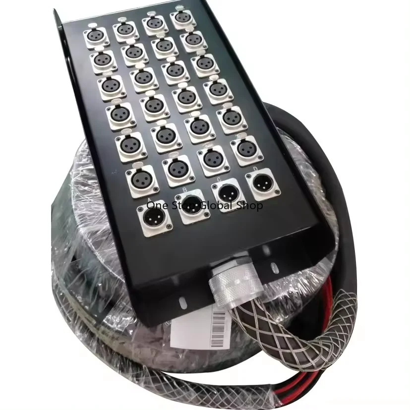32 Channels Roll Stage Box Cable Dmx Audio De Y Power Snake XLR Cable Male to Female Multi Microphone