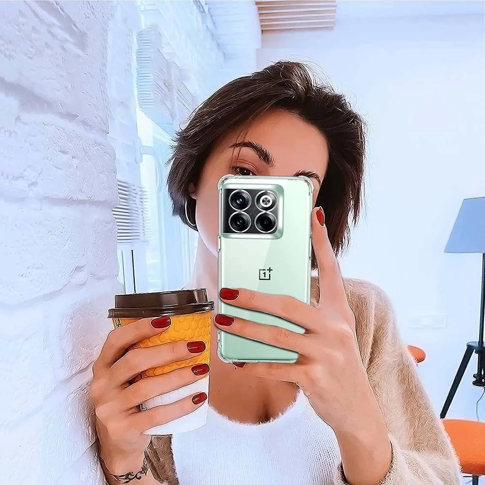 Klare Abdeckung für OnePlus One Plus 8T 10T 10R 9R 11 9RT 11R 10 5 5T 6 6T 7 7T 8 9 Pro Dicke, stoßfeste, weiche Silikon-Handyhülle – Detail 6