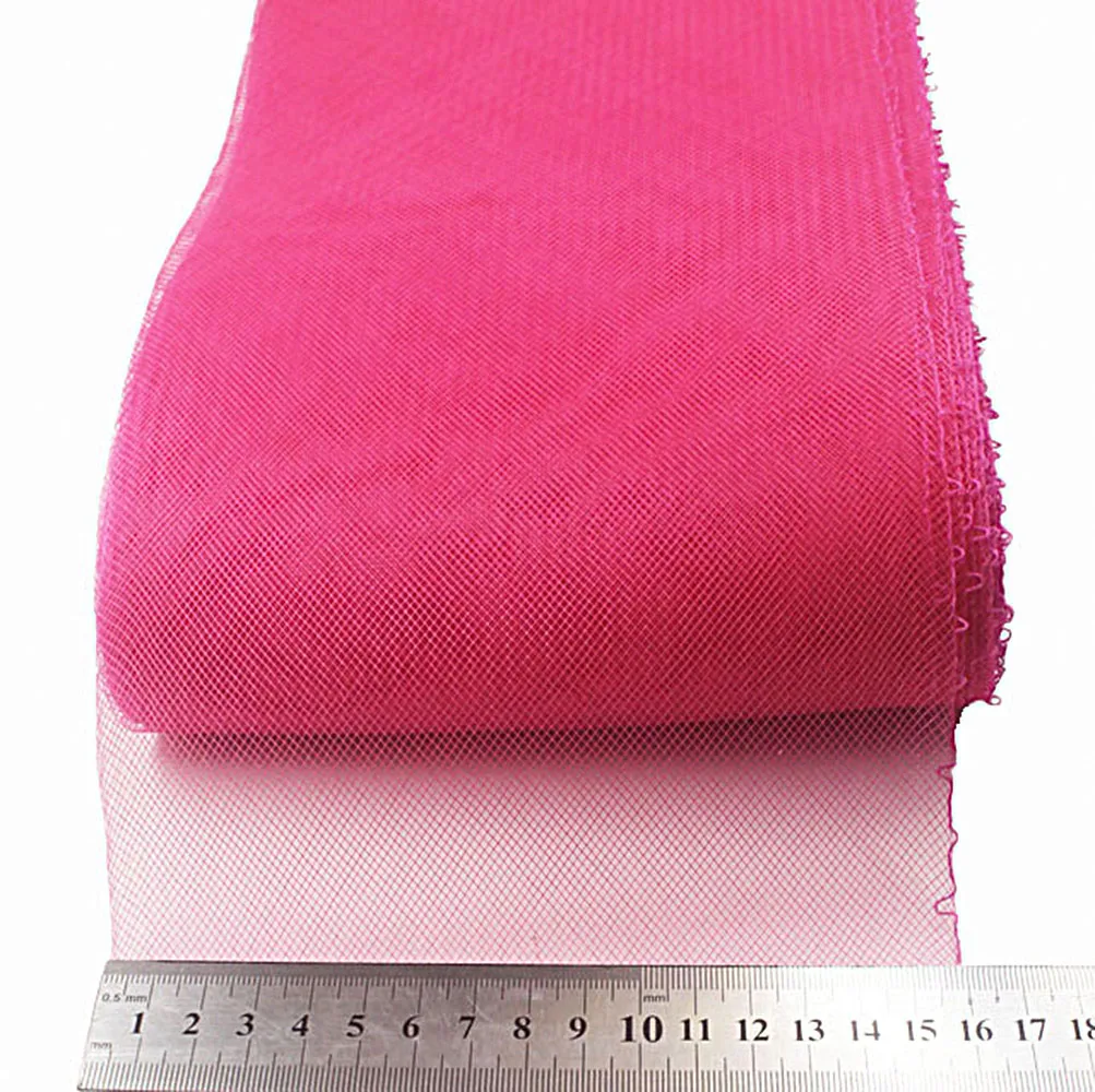 50 Yard Bright‑Tone Horsehair Crinoline Braid Polyester Boning Trimming for Dress Skirt Hem Shaping DIY Sewing Craft view 2