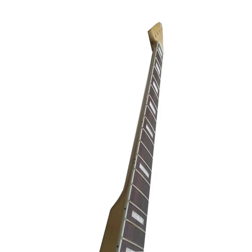 20 Frets Maple Electric Bass Guitar Neck 4 Strings Rosewwood Fingerboard Glossy Paint Customized Guitar Accessories Parts