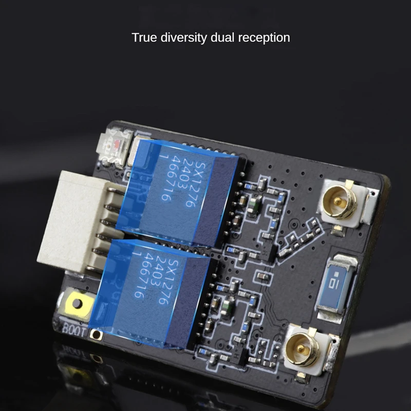 Best-ELRS GEMINI RX Dual Receiver 2.4Ghz With 150Mm And 90Mm Antenna For RC FPV Racing Drone