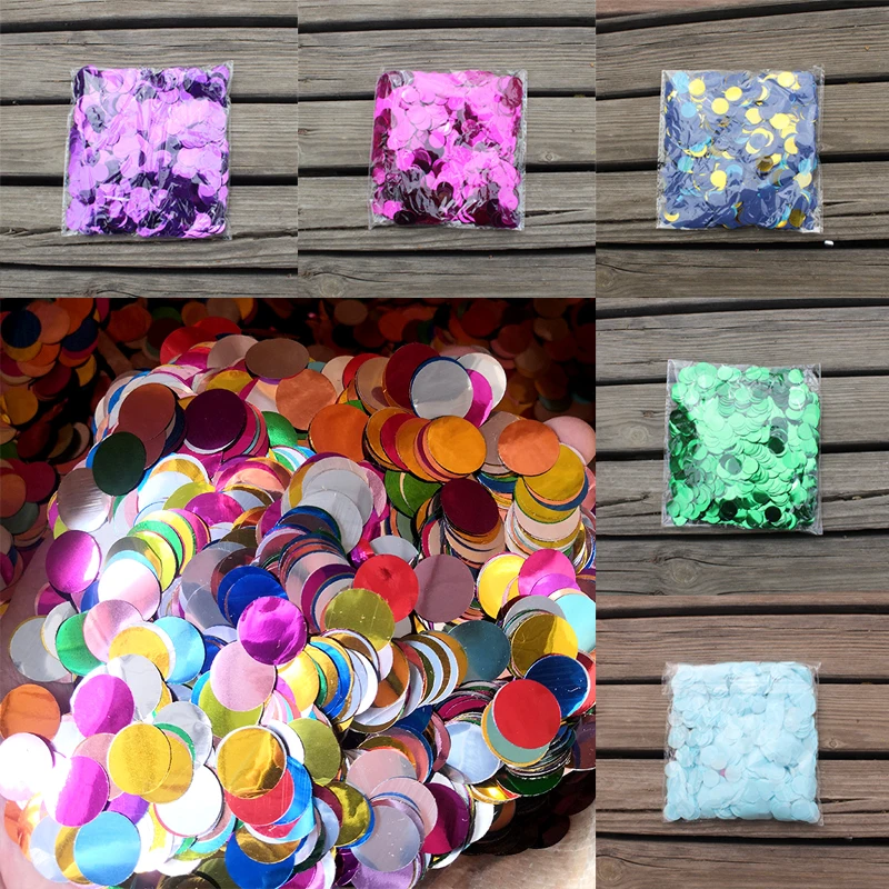 Ballon confettis à paillettes, rempli de confettis, or, argent, bleu, multicolore, fête d'anniversaire, mariage, jeter, 10g, 20g, 50g